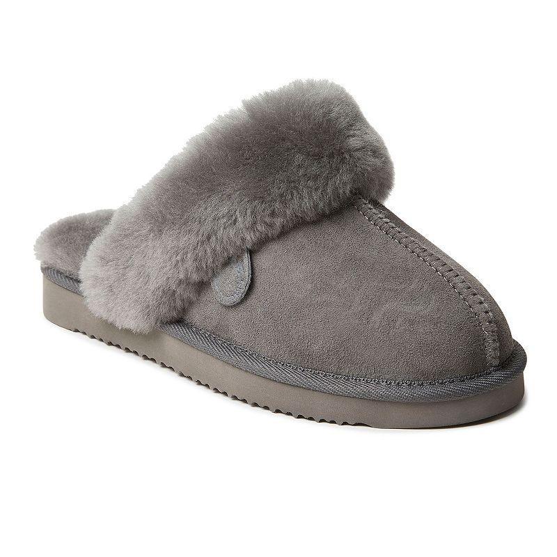 Fireside by Dearfoams Sydney Scuff Womens Slippers Brown Product Image