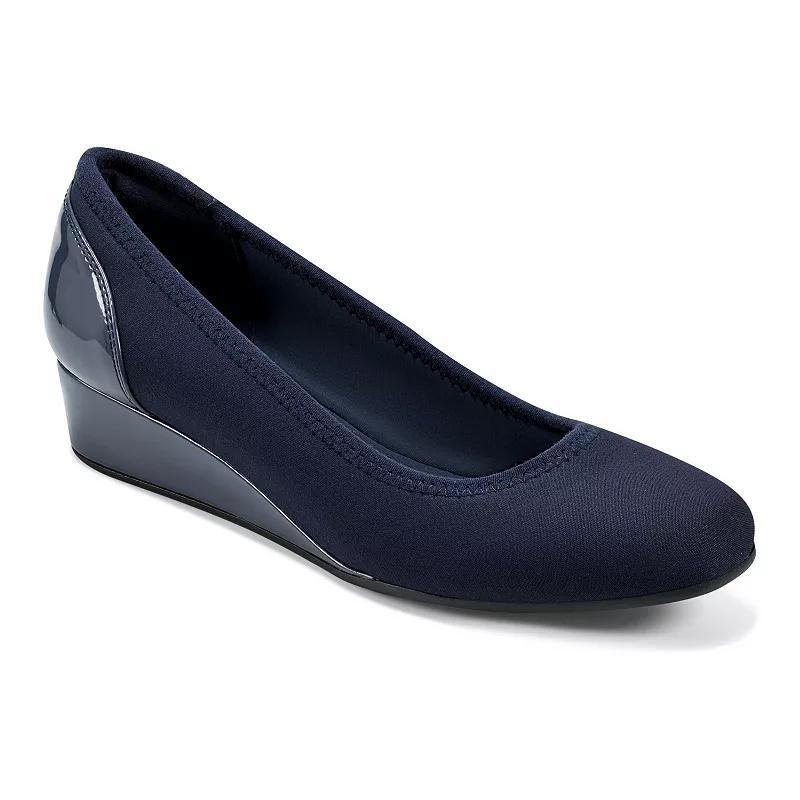 Easy Spirit Gwenyth Womens Wedge Pumps Blue Product Image