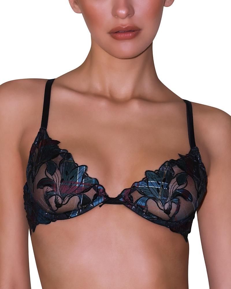 Womens Lace Plunge Demi Bra Product Image