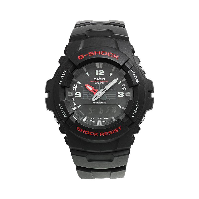 Casio Mens G-Shock Analog & Digital Chronograph Watch - G100-1BV, Multicolor Product Image