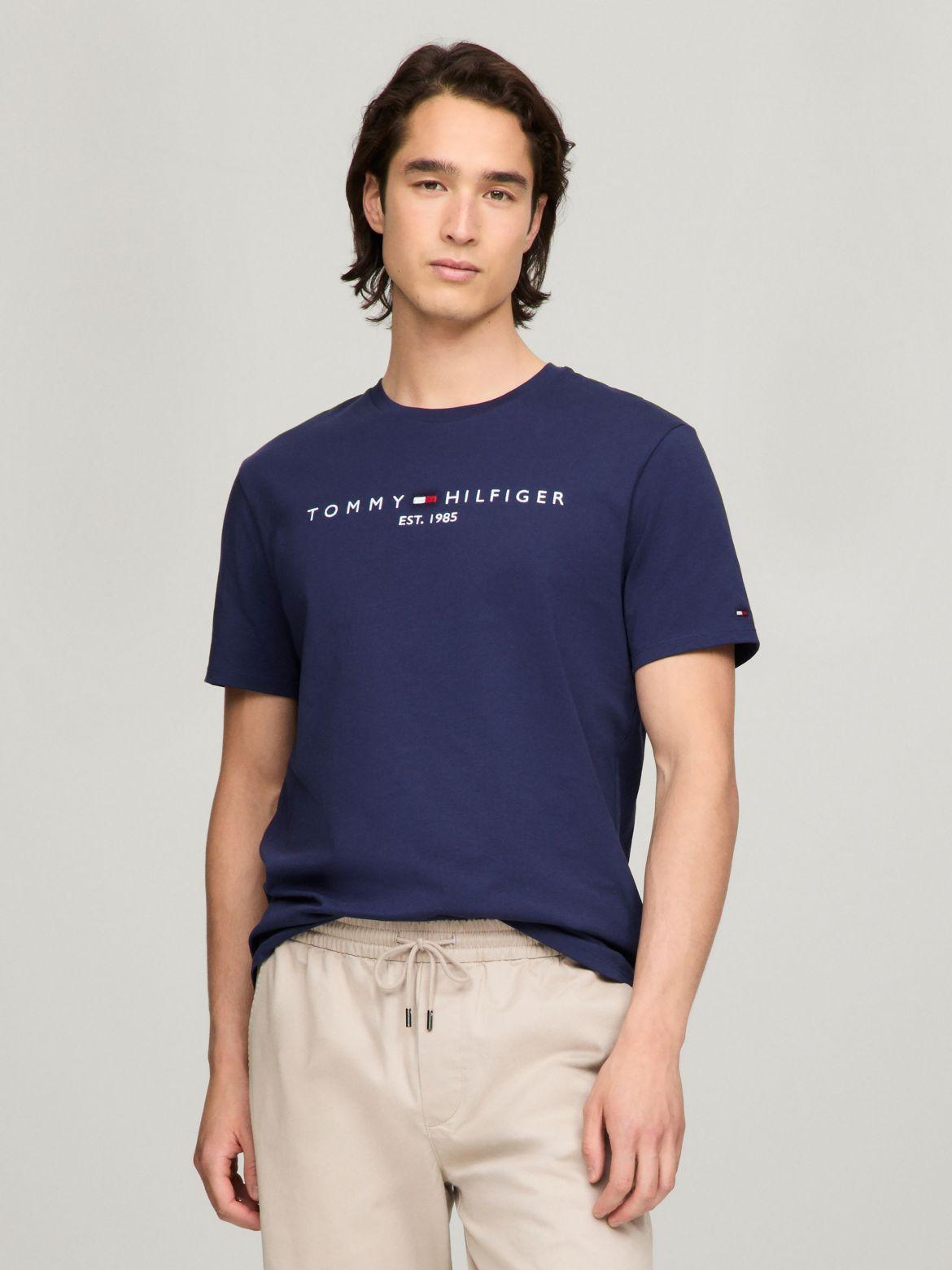 Tommy Hilfiger Men's Embroidered Tommy Logo T-Shirt Product Image