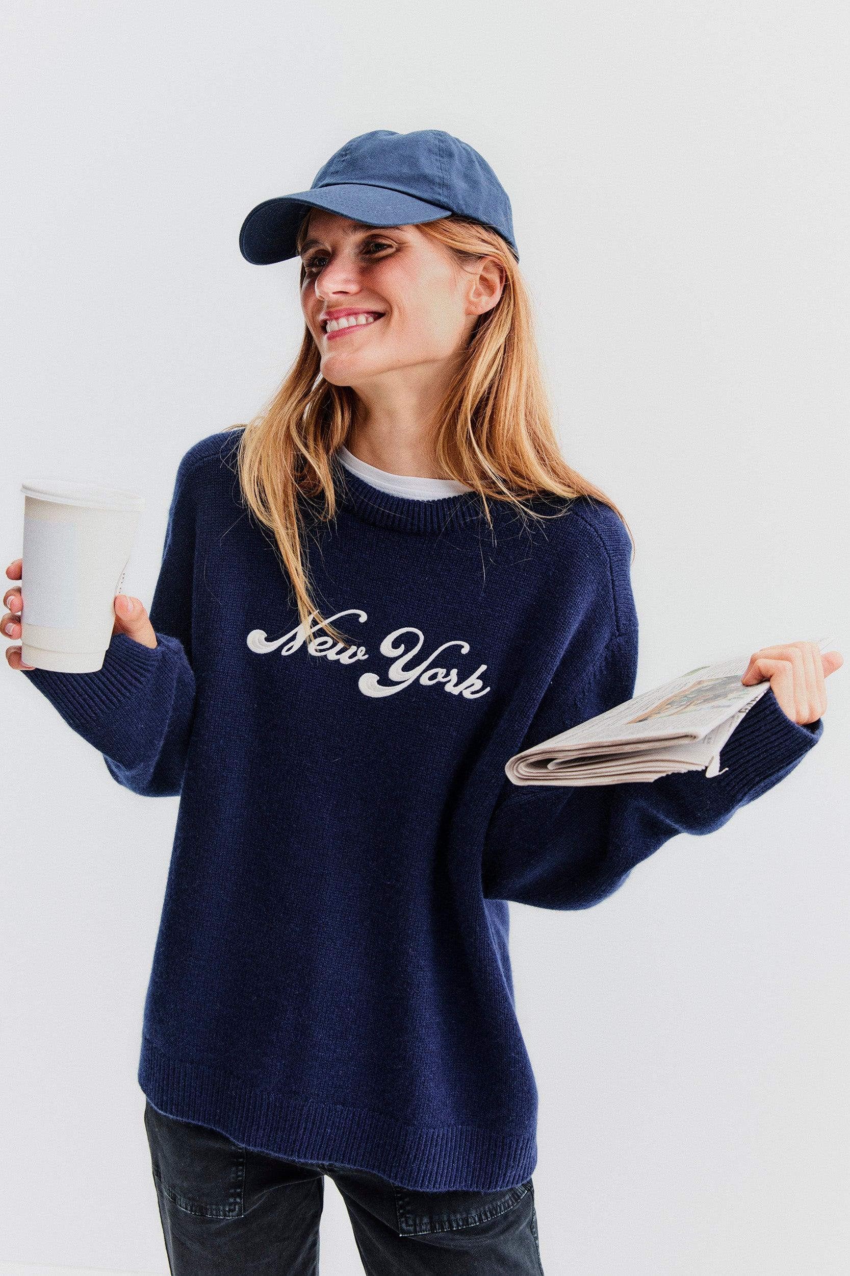 The New York Crewneck - Navy Product Image