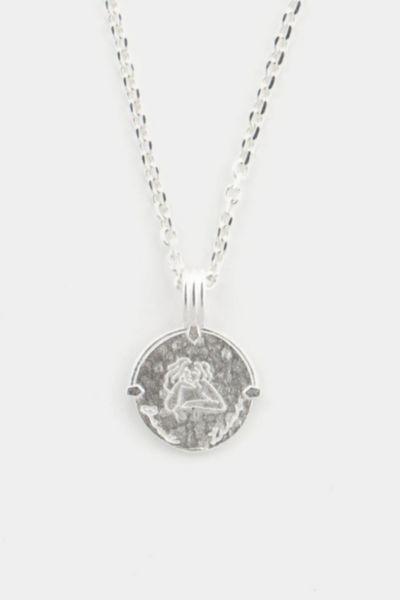 Deux Lions Jewelry Sterling Silver Zodiac Necklace Mens at Urban Outfitters Product Image