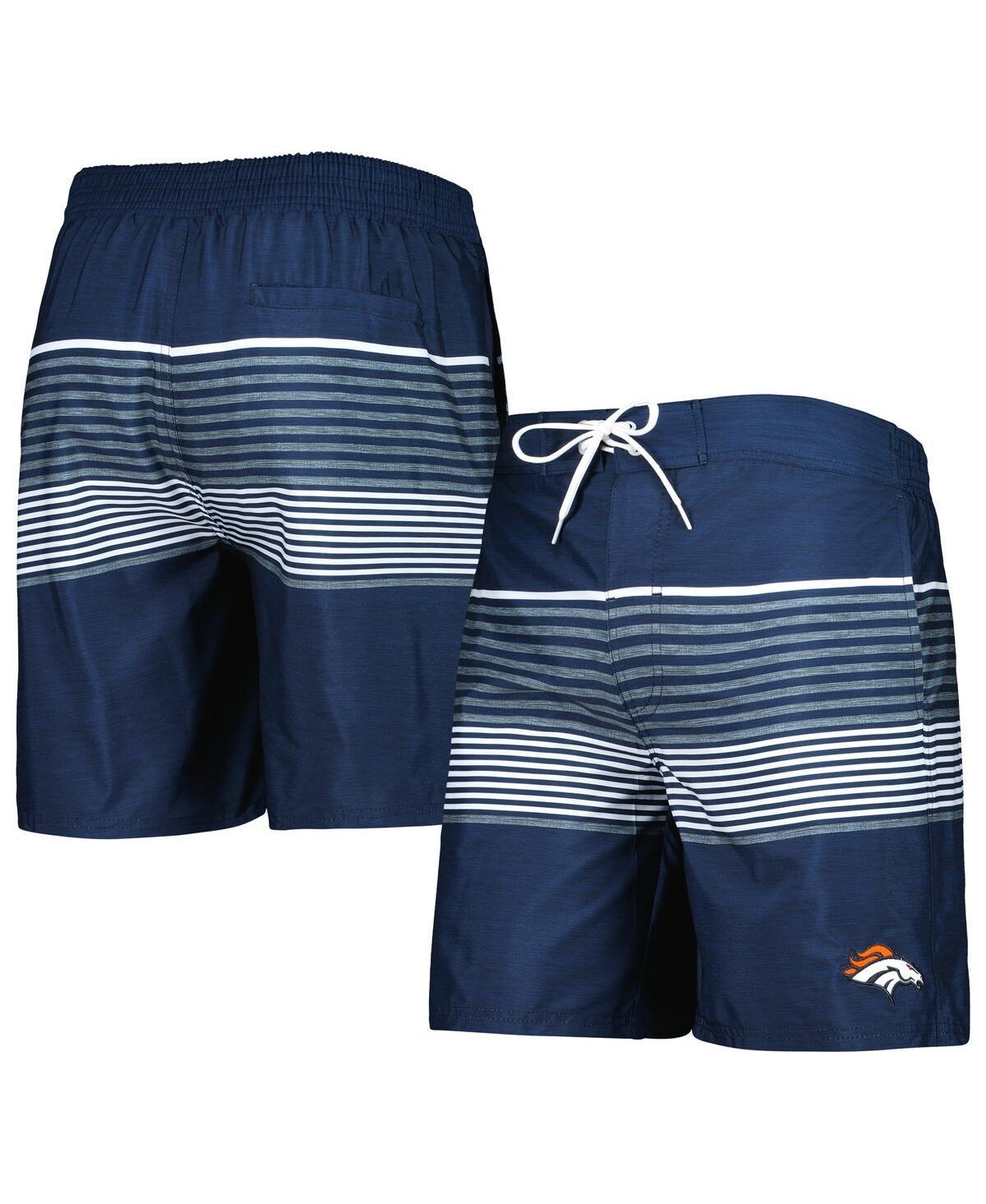 Mens G-III Sports by Carl Banks Denver Broncos Coastline Volley Swim Shorts Blue Product Image