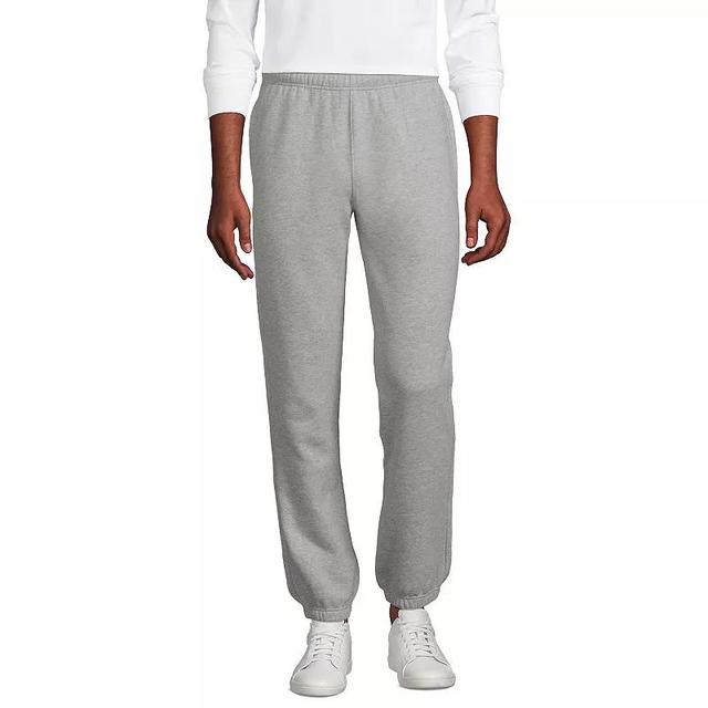 Mens Lands End Serious Sweats Drawstring Sweatpants Gray Grey Product Image