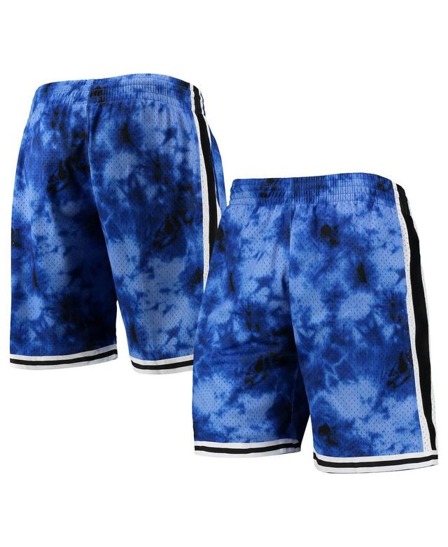 Mens Mitchell & Ness Royal Philadelphia 76ers Hardwood Classics 2000 Galaxy Swingman Shorts Product Image