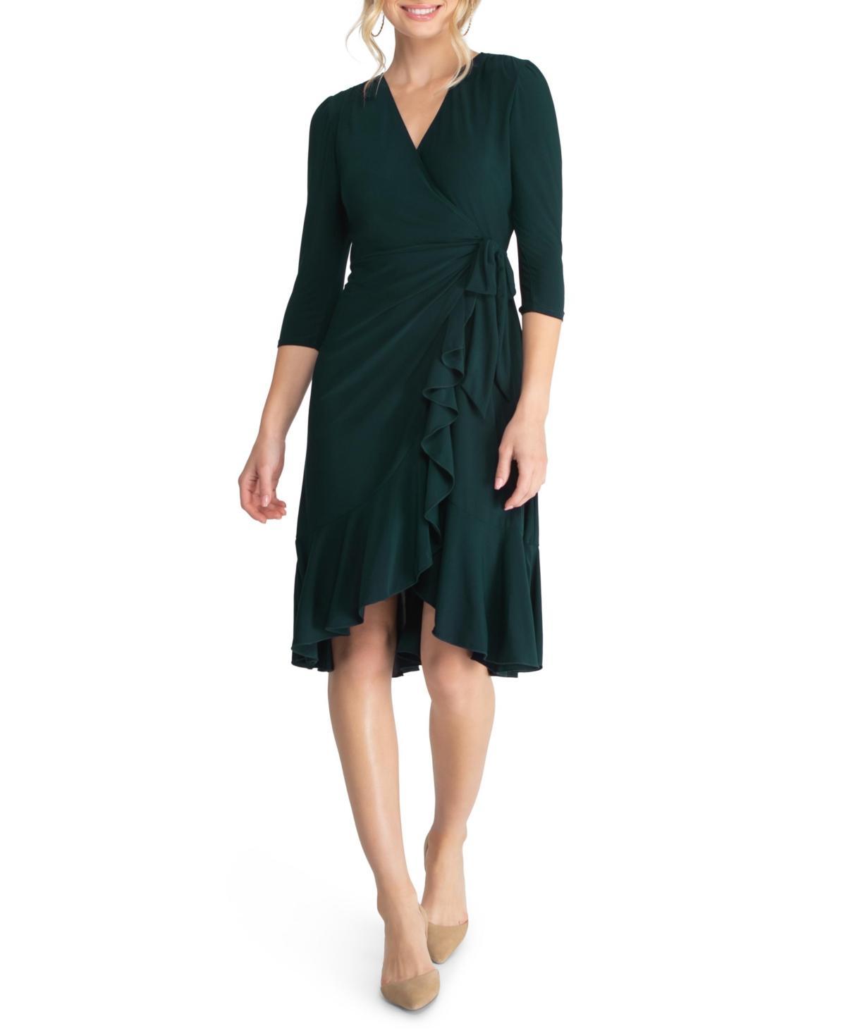 Kiyonna Whimsy Wrap Dress Product Image