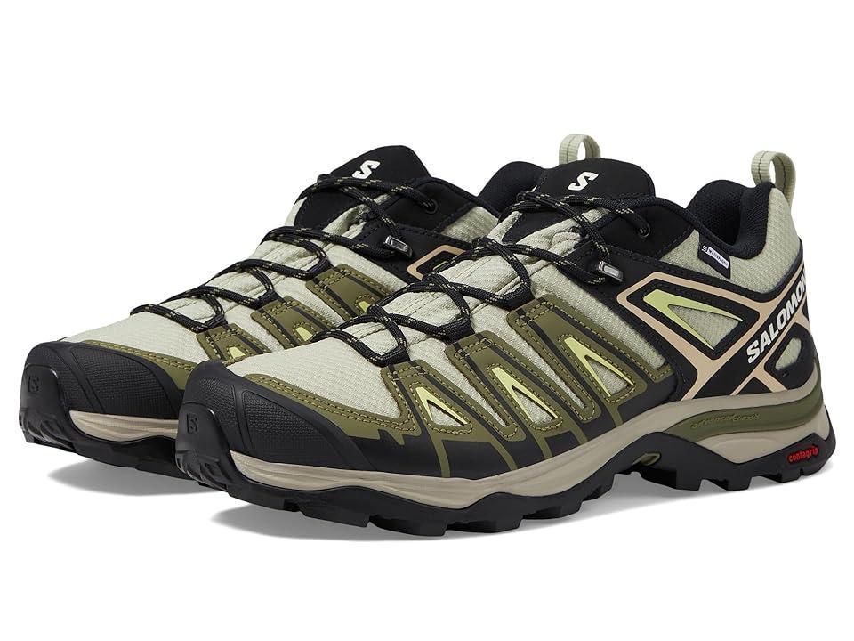 Salomon X Ultra Pioneer Climasalomon Waterproof (Moss Deep Lichen Green Sunny Lime) Women's Shoes Product Image