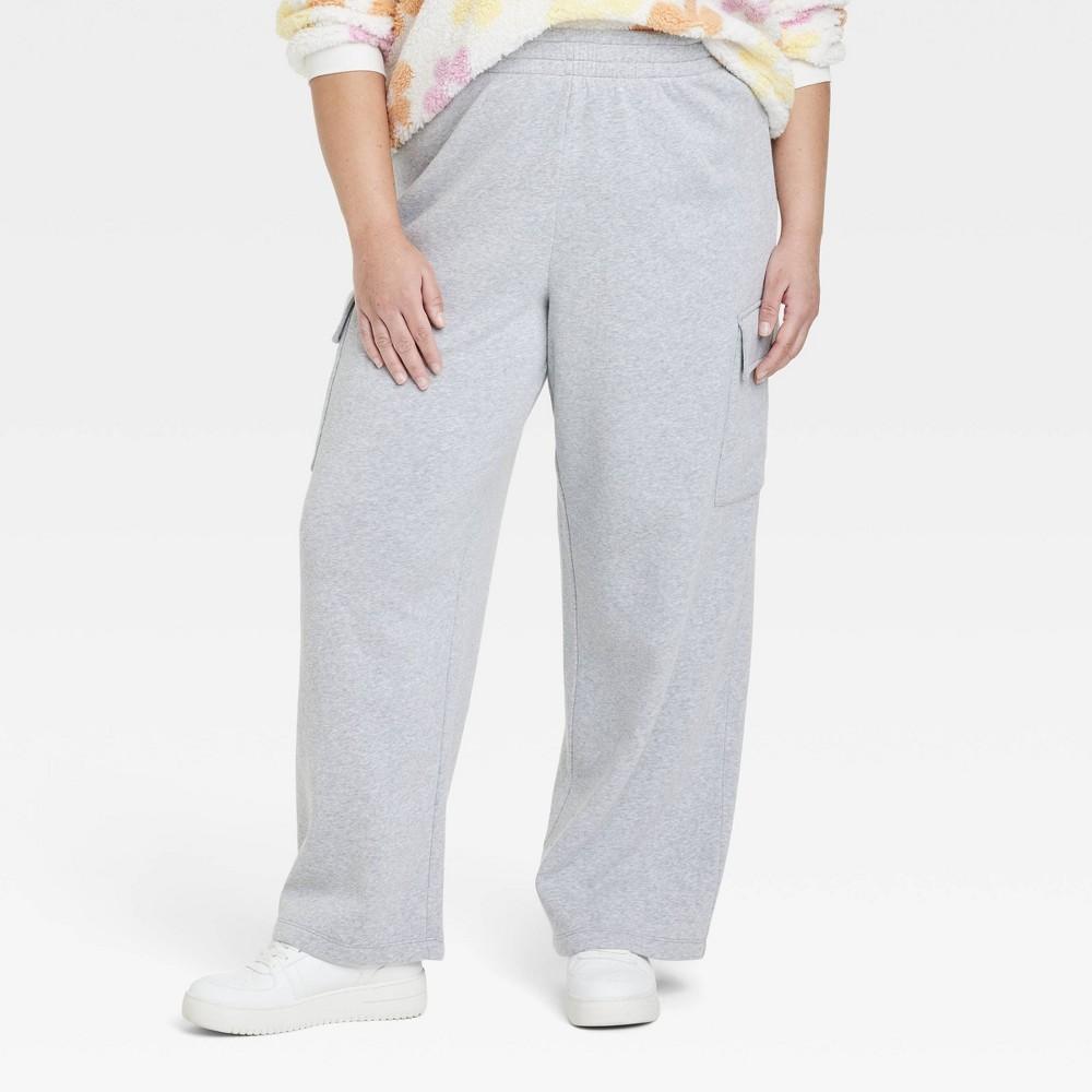 Womens Cargo Graphic Pants - Gray product image