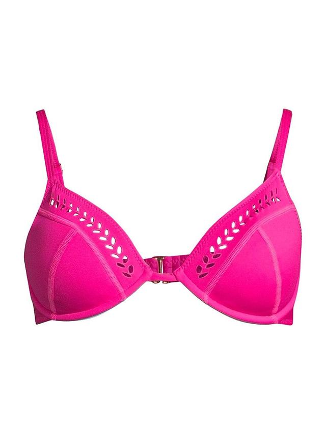 Womens Alice Laser-Cut Bikini Top Product Image