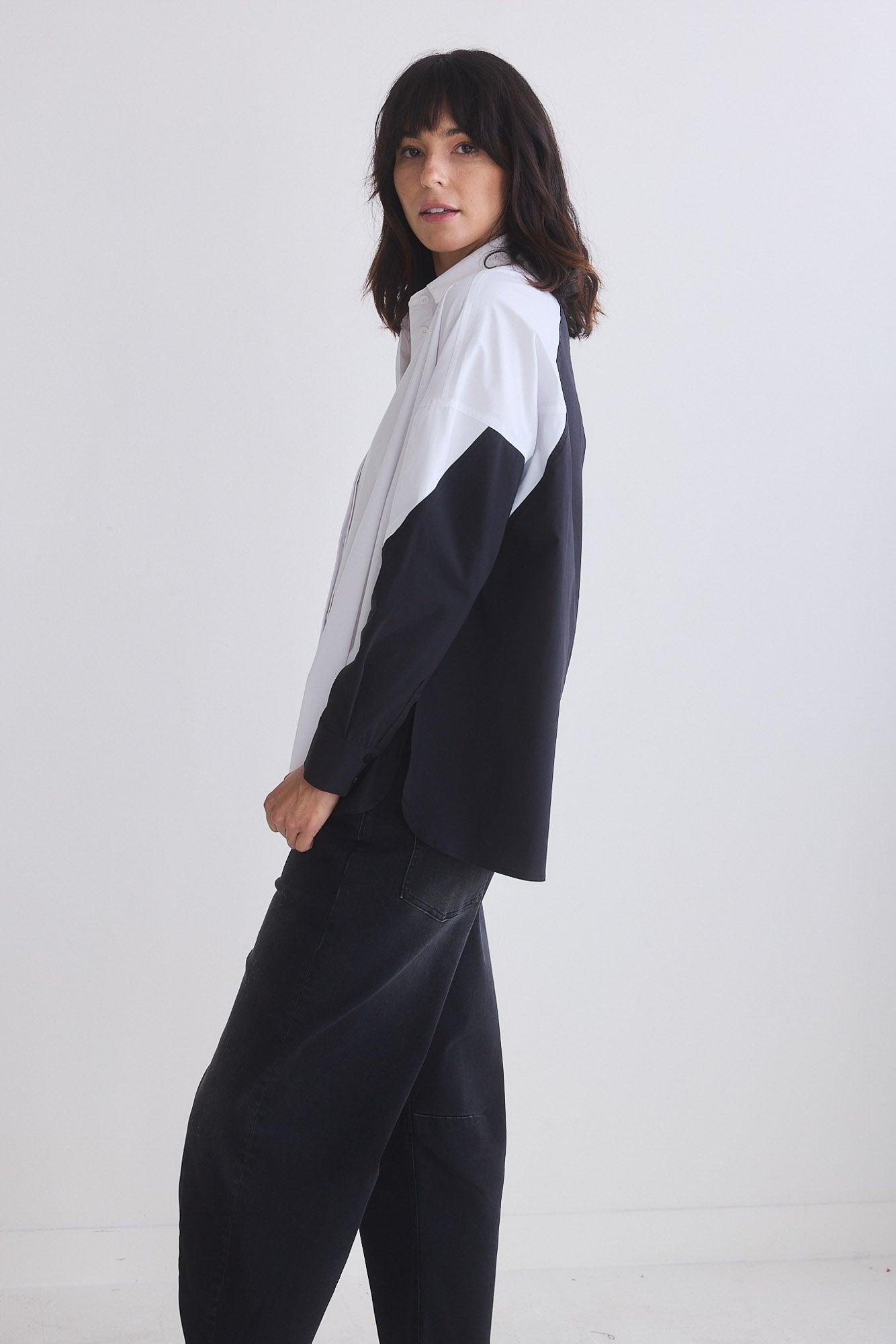 Colorblock Refine Oversized Tunic Product Image