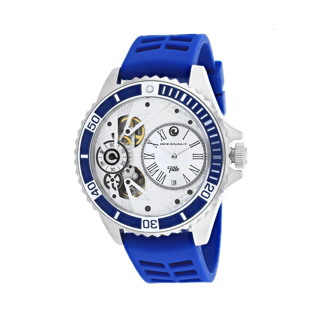 Oceanaut Mens Tide Silver Dial Watch - OC0992 - Blue Product Image