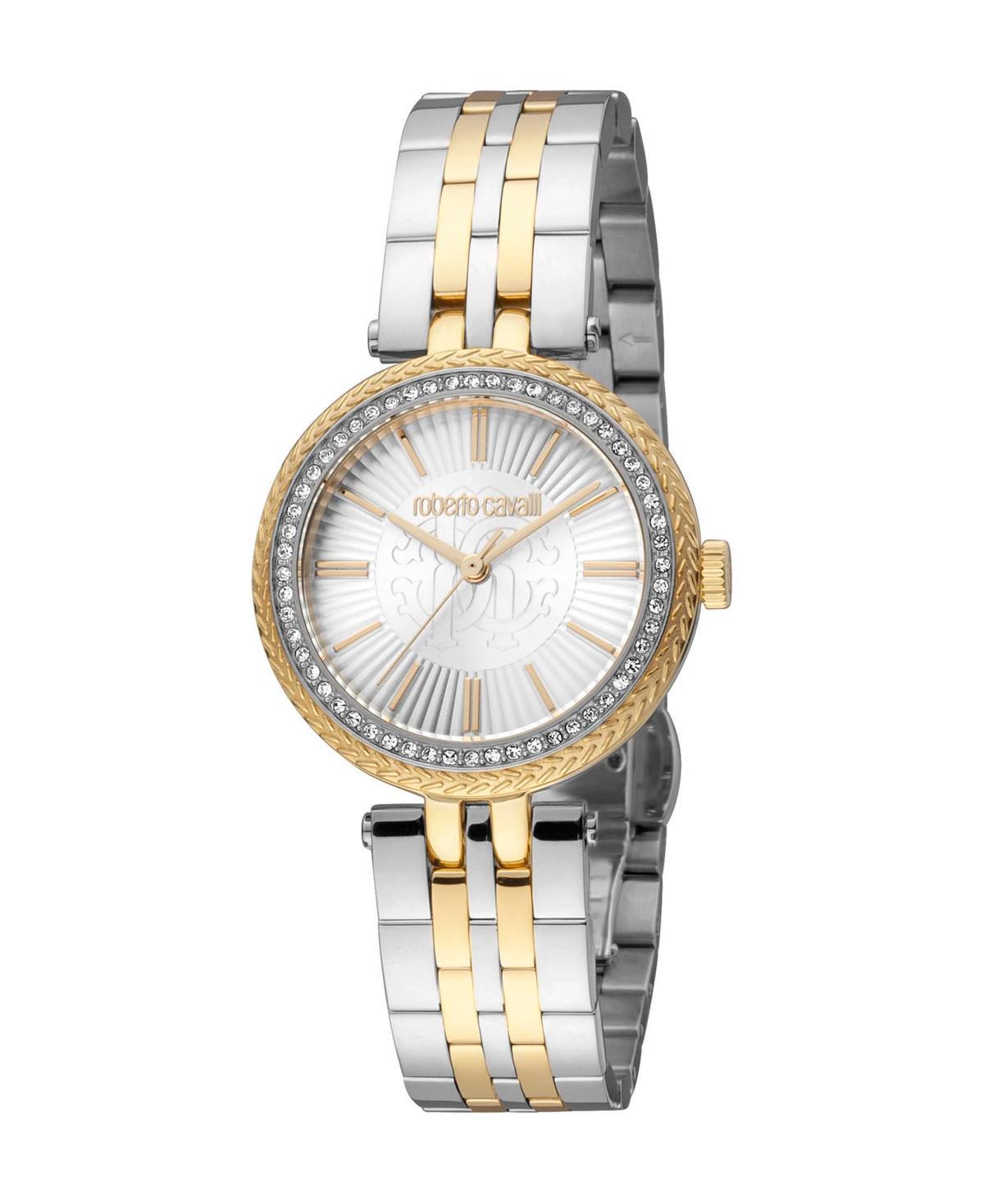 Roberto Cavalli Womens Quartz Two-tone Stainless Steel Watch 30mm Product Image