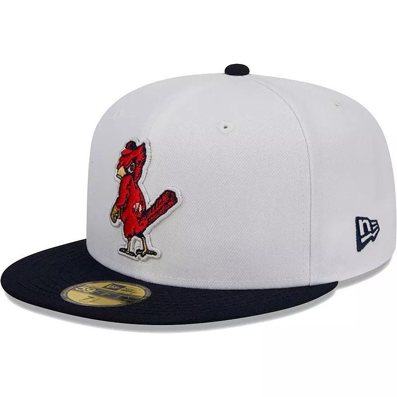 Mens New Era /Navy St. Louis Cardinals Optic 59FIFTY Fitted Hat Product Image