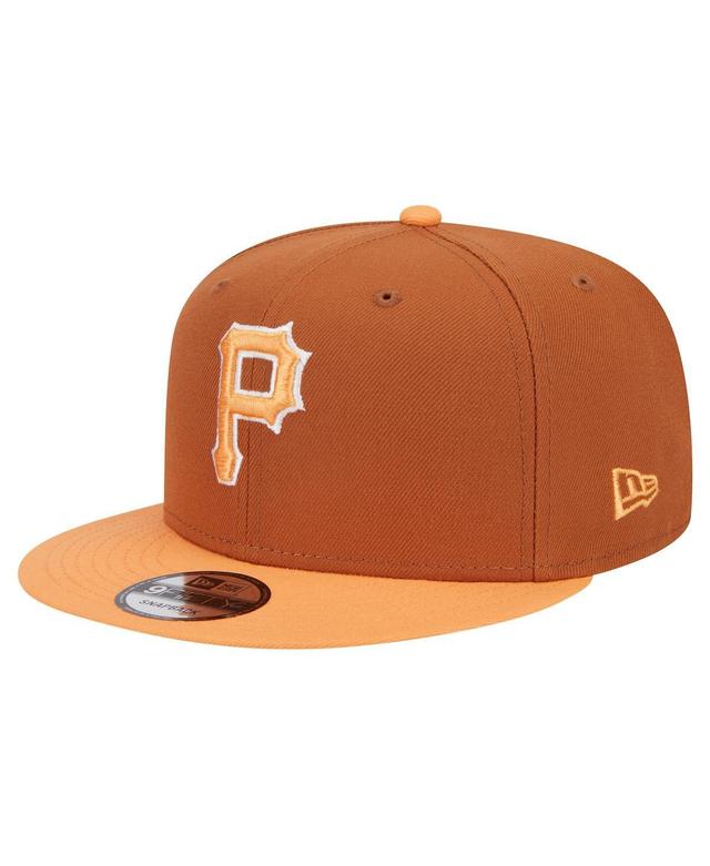 Mens New Era Pittsburgh Pirates Spring Color Two-Tone 9FIFTY Snapback Hat Product Image