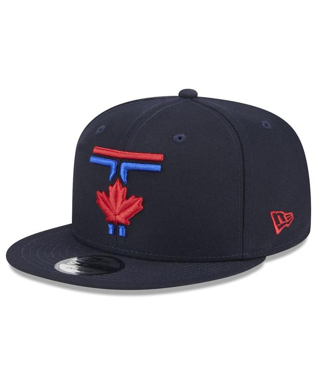 New Era Mens Navy Toronto Blue Jays 2024 City Connect 9FIFTY Snapback Hat Product Image