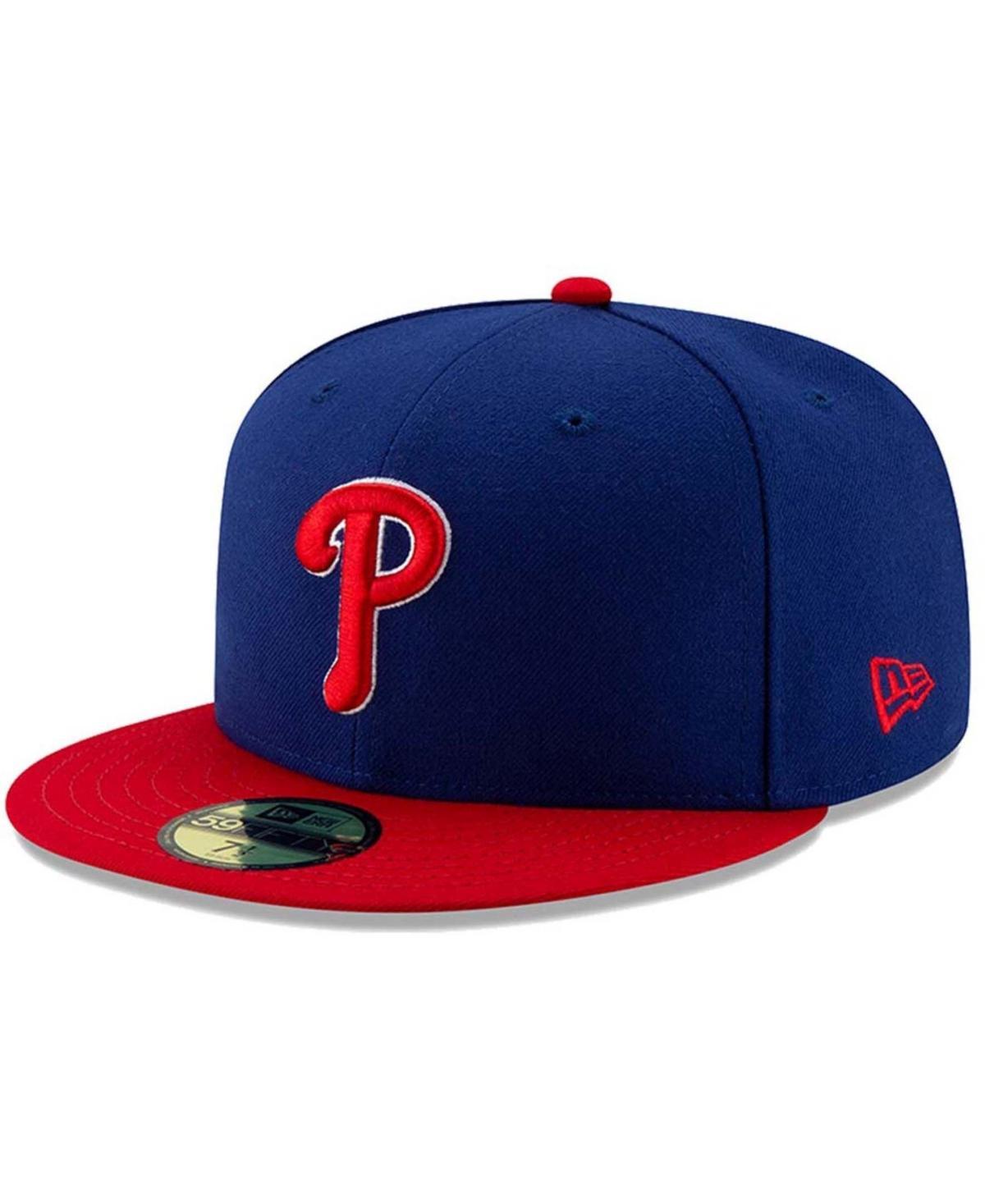 Mens New Era Royal/Red Philadelphia Phillies Alternate Authentic Collection On-Field 59FIFTY Fitted Hat Product Image