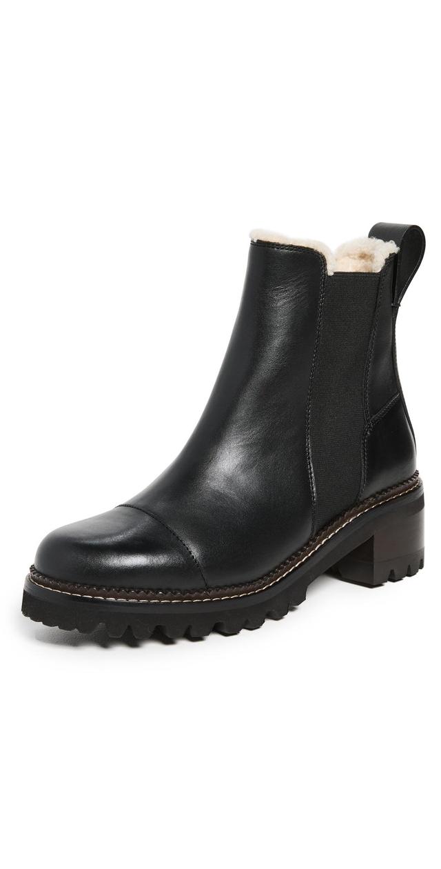 Mallory Sheepskin-Lined Chelsea Boots Product Image