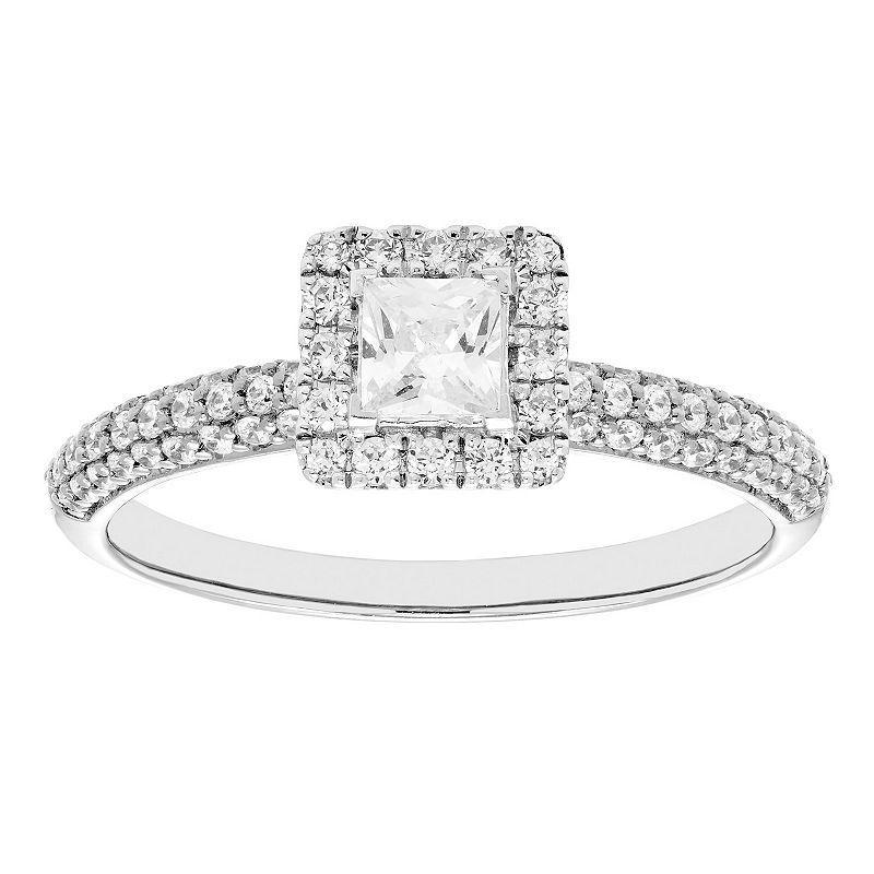 The Regal Collection IGL Certified 3/4 Carat T.W. Diamond Engagement Ring, Womens White Product Image