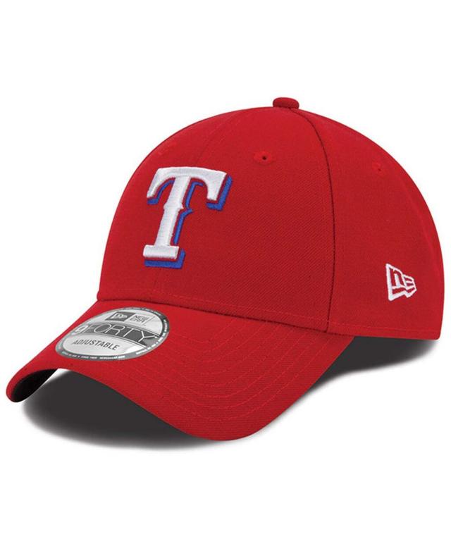 Mens Red Texas Rangers League 9FORTY Adjustable Hat Product Image