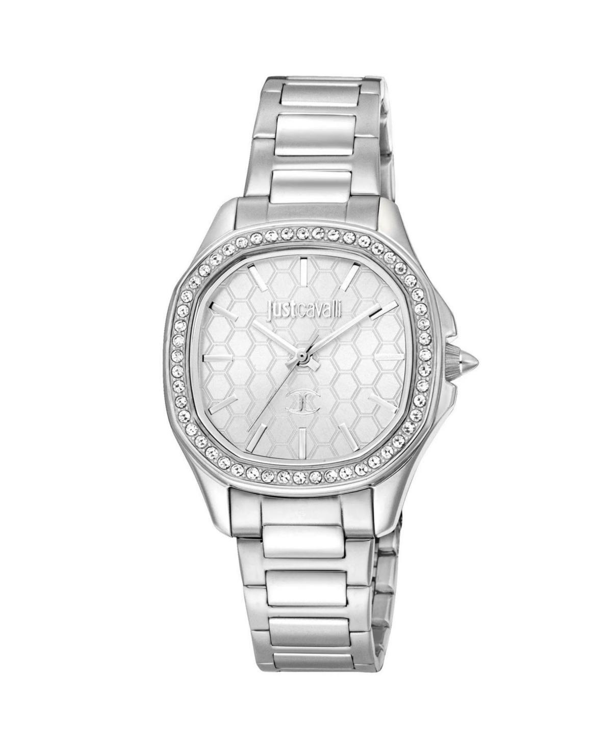 Just Cavalli Womens Glam Chic Silver Dial Watch - JC1L263M0045 - Silver Product Image