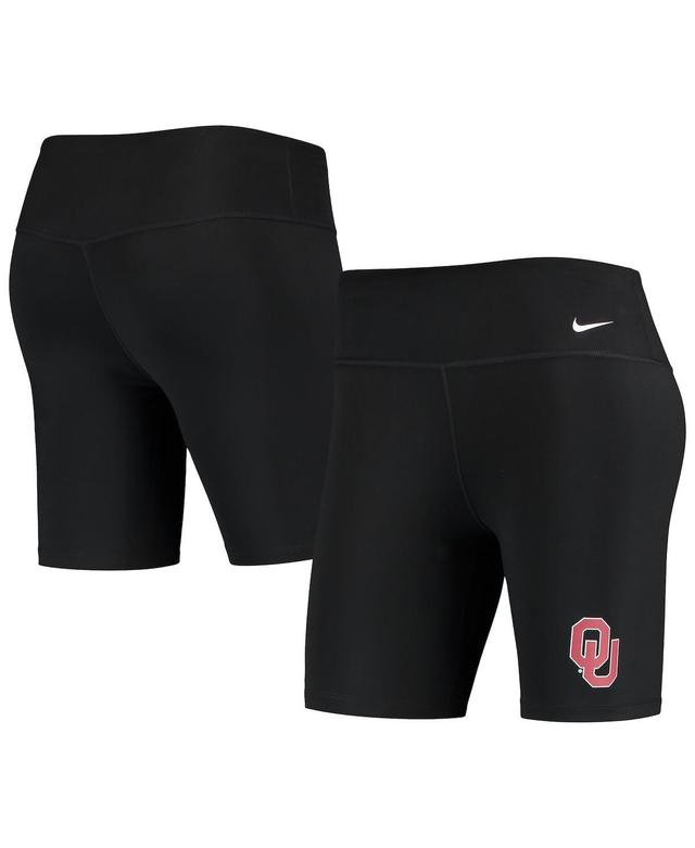 Womens Nike Black Oklahoma Sooners Biker Performance Shorts Product Image