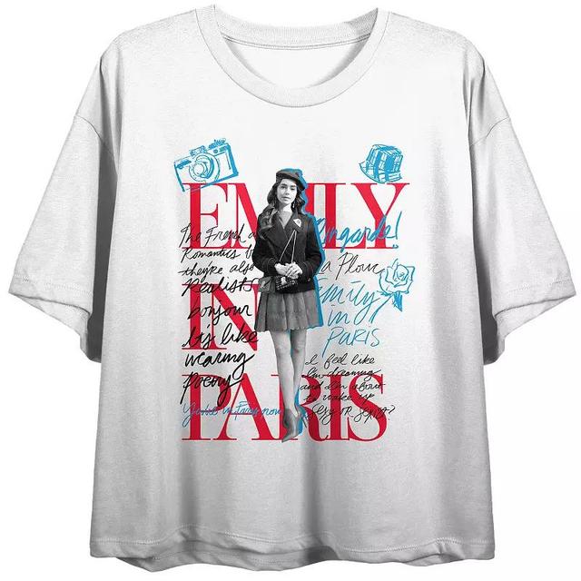 Juniors Emily in Paris Sketch Art Graphic Tee, Girls Product Image