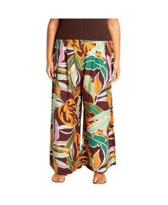 Plus Size Peta Print Pant Product Image