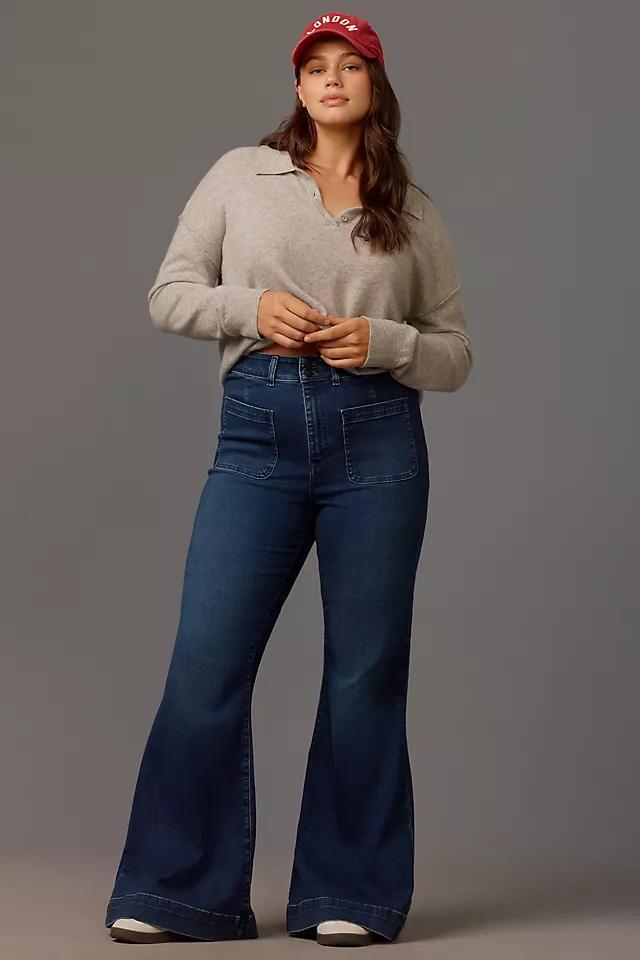 Maeve High-Rise Mega-Flare Jeans Product Image