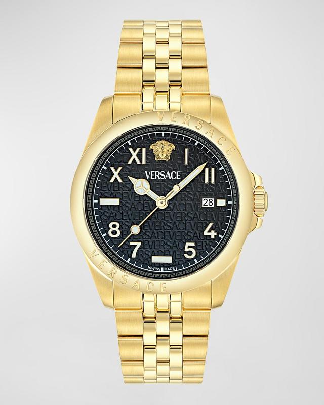 Men's Anteo IP Yellow Gold Bracelet Watch, 41mm Product Image