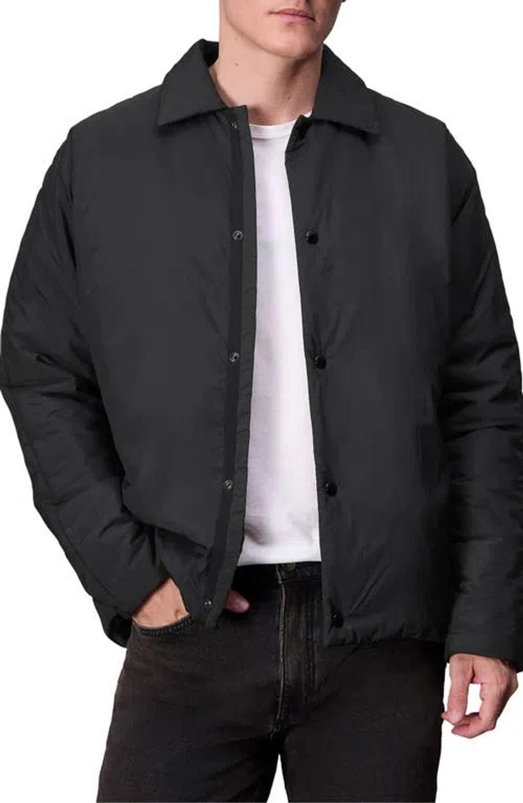 RAG & BONE Henderson Insulated Shirt Jacket In Black Product Image