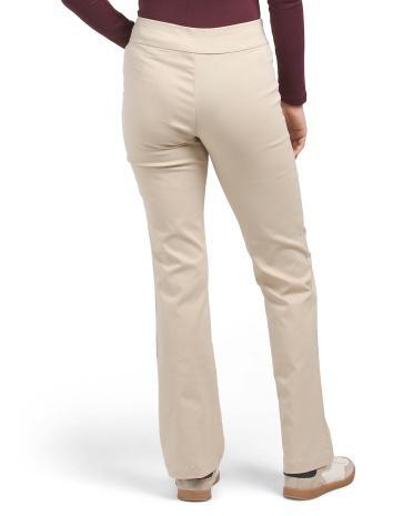 Pull On Flare Slim Pants for Women Product Image