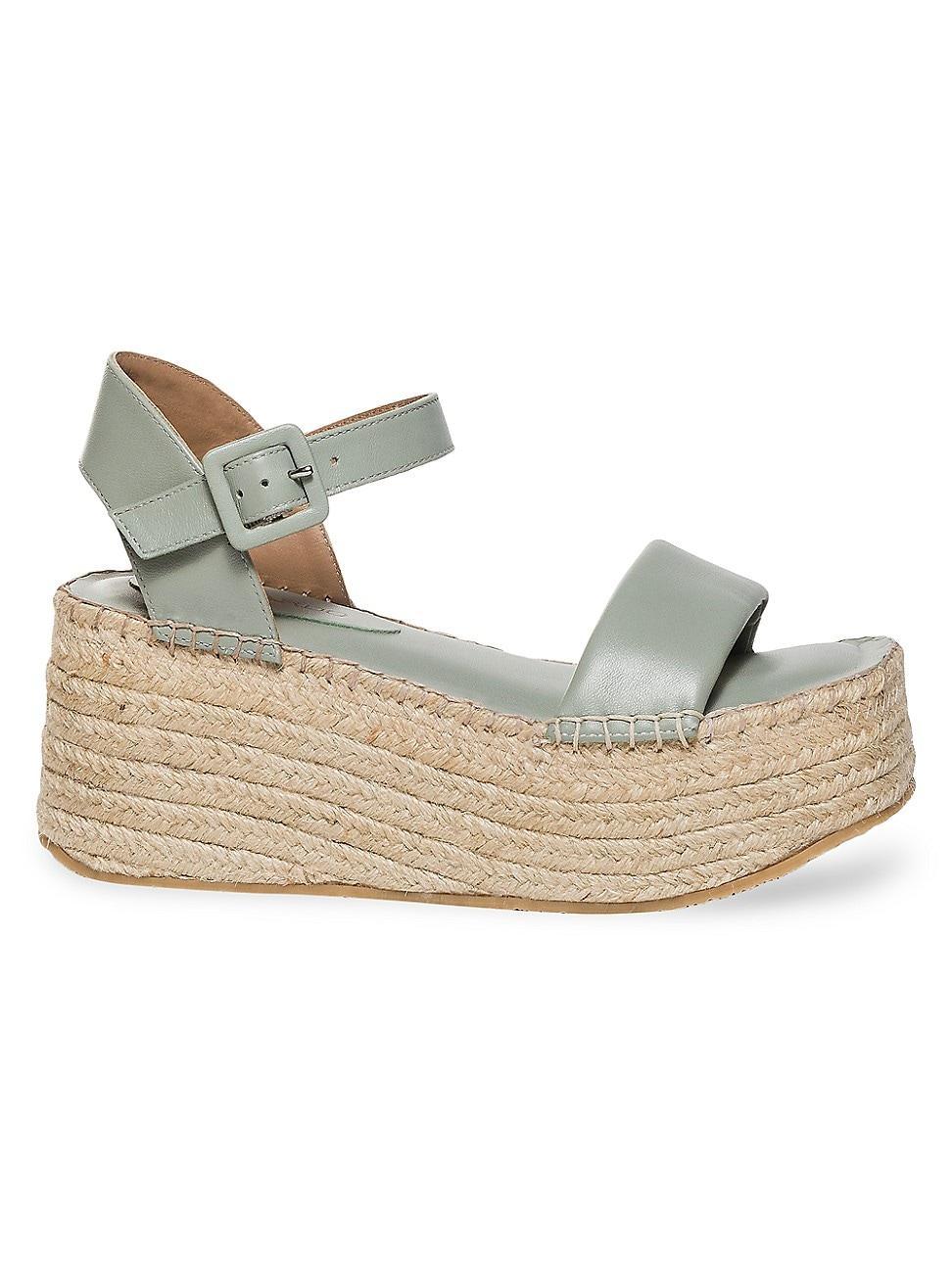 Womens Mallorca Leather Espadrille Sandals Product Image