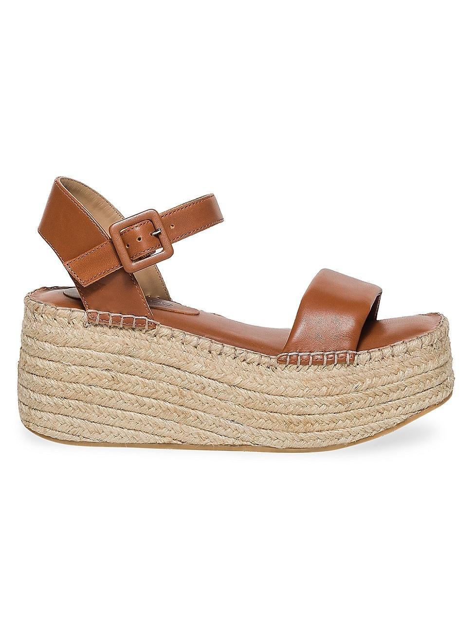 Womens Mallorca Leather Espadrille Sandals product image