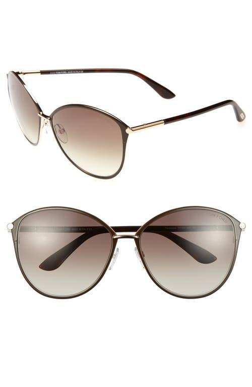 TOM FORD Penelope 59mm Gradient Cat Eye Sunglasses Product Image