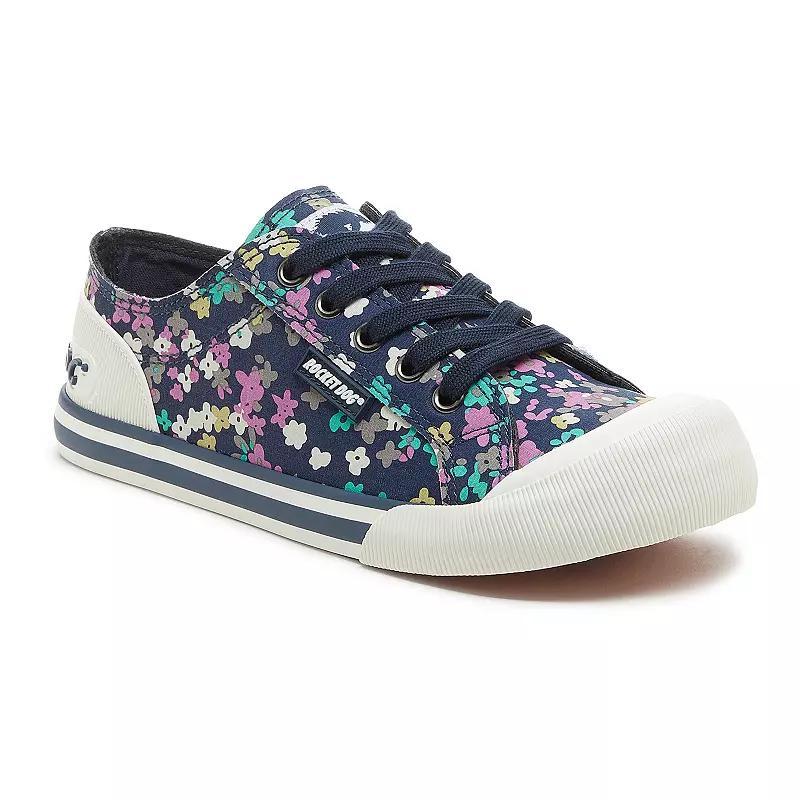 Rocket Dog Jazzin Womens Sneakers Blue Team Floral Product Image