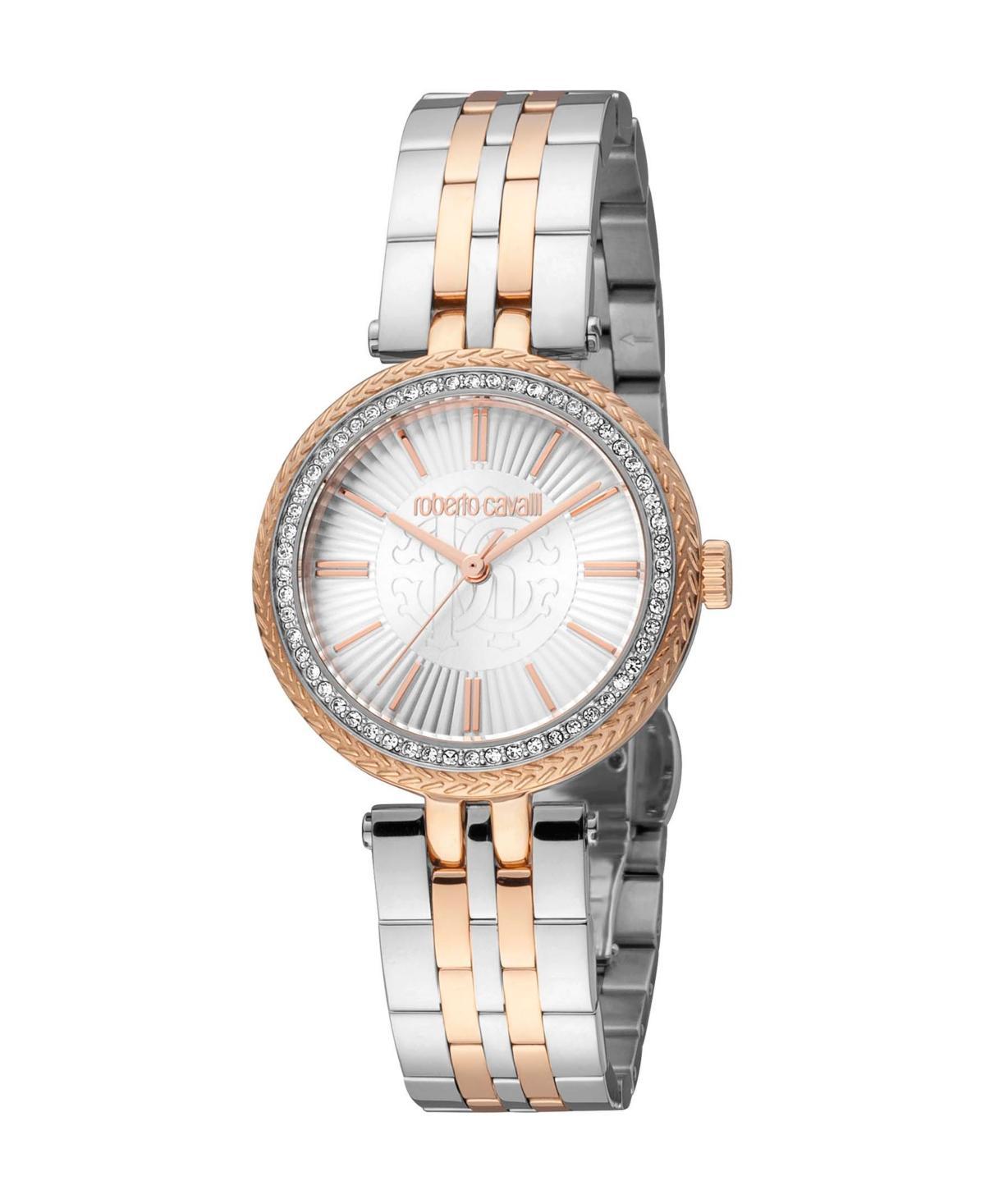 Roberto Cavalli Womens Quartz Two-tone Stainless Steel Watch 30mm Product Image