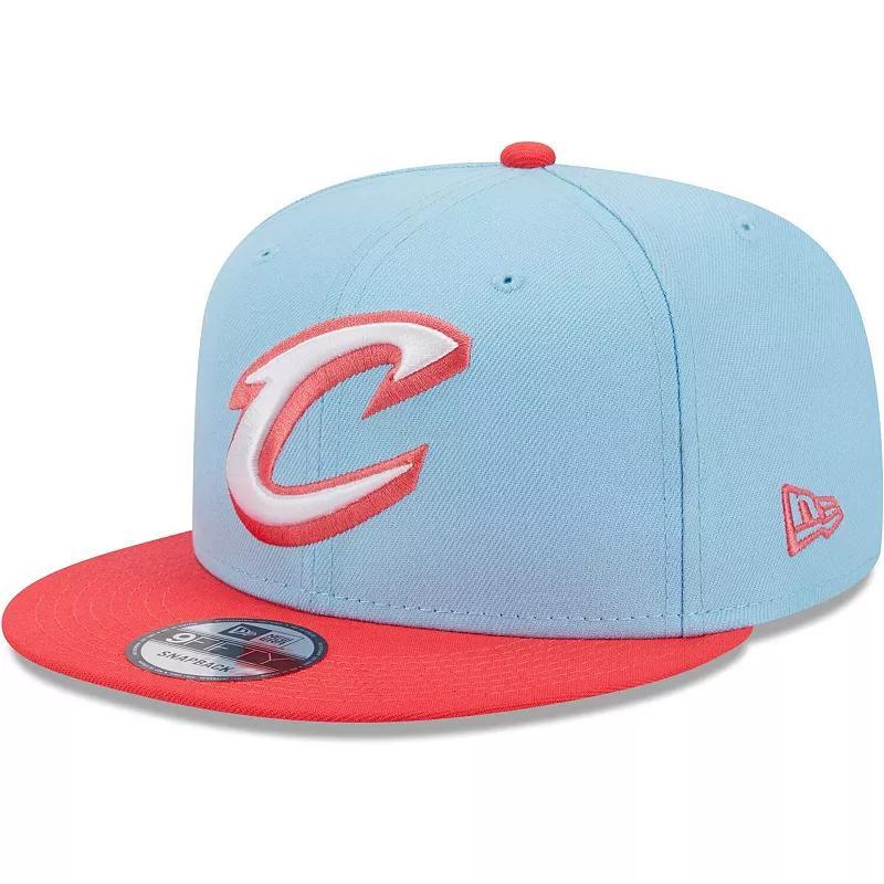 Mens New Era Powder Blue Cleveland Cavaliers 2-Tone Color Pack 9FIFTY Snapback Hat - Powder Blue Product Image