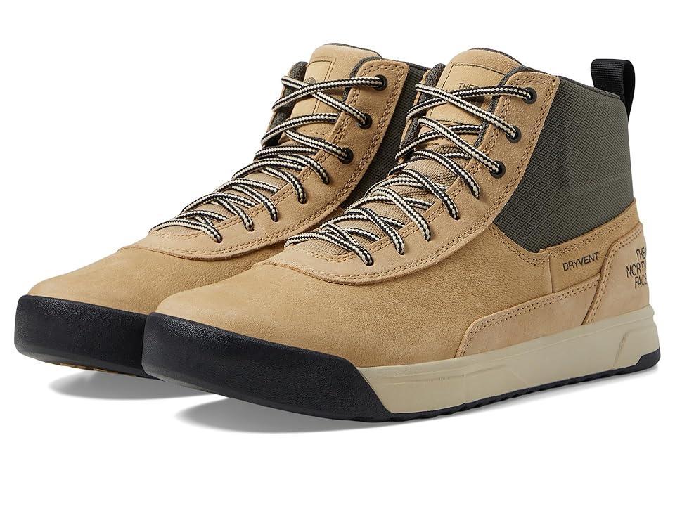 Mens The North Face Larimer Mid Waterproof SE Boot - Almond Butter / TNF Black Product Image