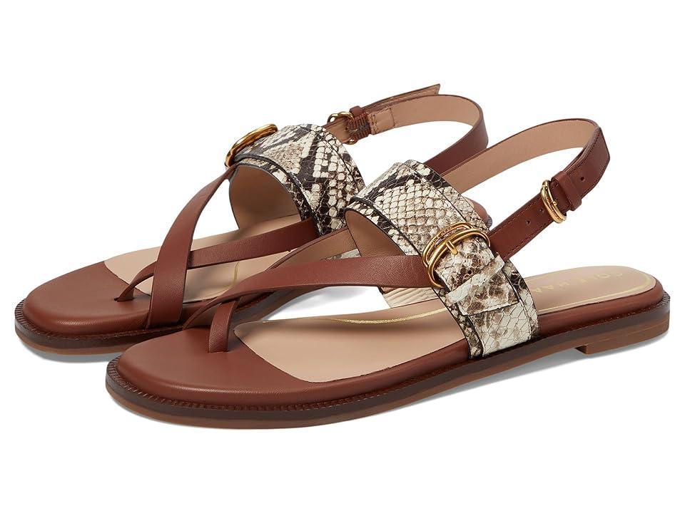 Cole Haan Anica Lux Buckle Sandals (Sandollar Soho Snake Print Leather) Women's Sandals Product Image