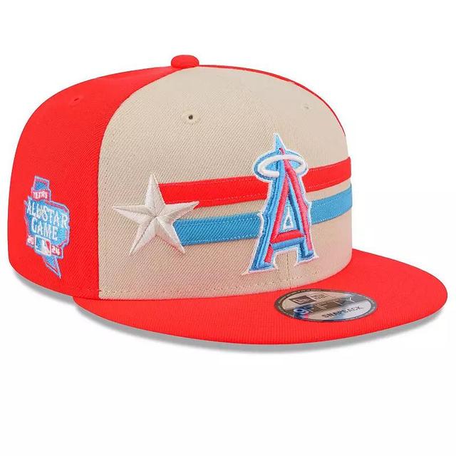 Mens New Era Cream Los Angeles Angels 2024 MLB All-Star Game 9FIFTY Snapback Hat Product Image