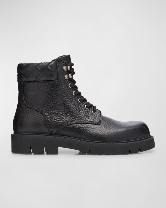 Men's Haddock Leather Lace-Up Ankle Boots Product Image