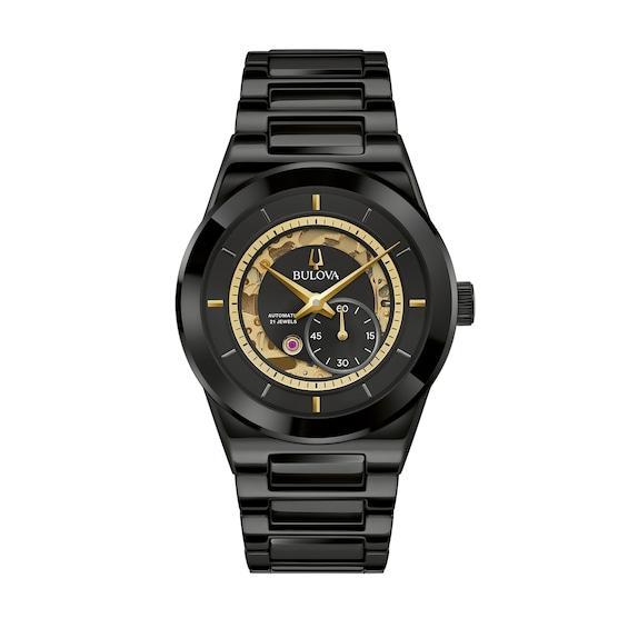 Bulova Men's Modern Millenia Automatic Black Cermaic Bracelet Watch, 41Mm Product Image