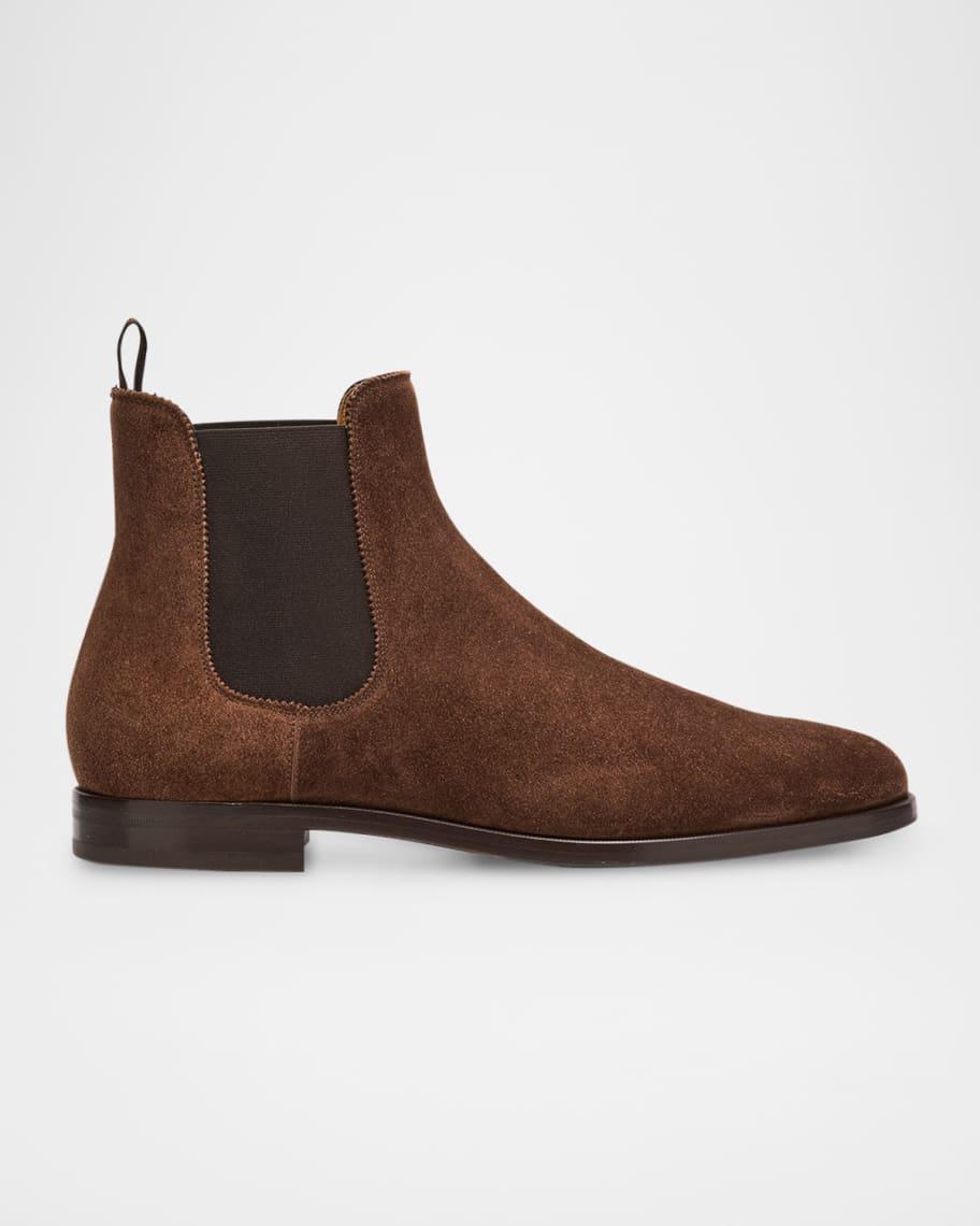 Men's Grantly Suede Mid-Cut Chelsea Boots Product Image