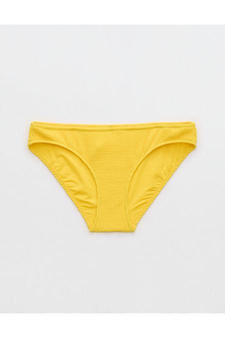 Aerie Crinkle Full Coverage Bikini Bottom Women's Product Image