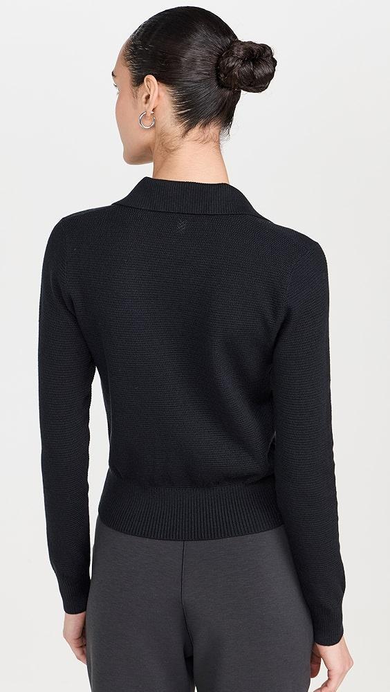 Rhone Birdie Sweater Long Sleeve Polo | Shopbop Product Image