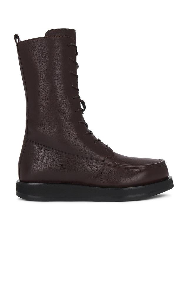 The Row Patty Boot in Dark Brown - Brown. Size 36.5 (also in 37.5, 38, 39, 41). Product Image