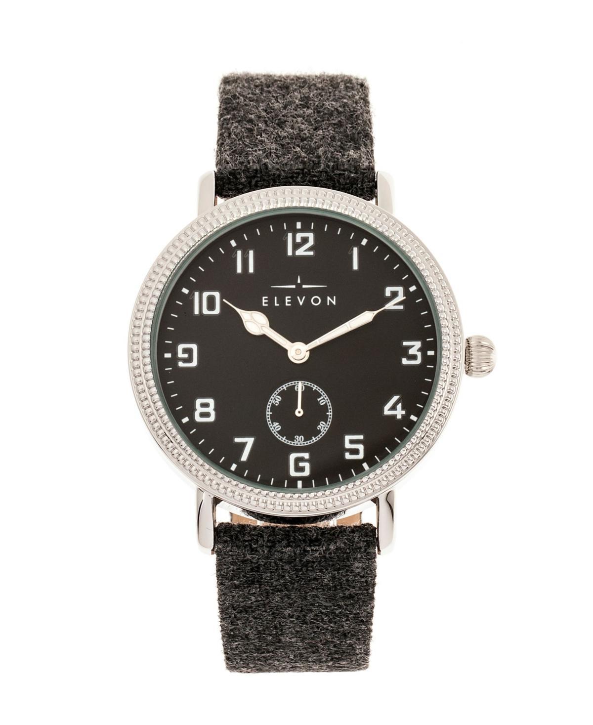 Elevon Mens Northrop Genuine Leather Strap Watch 42mm - Black Product Image