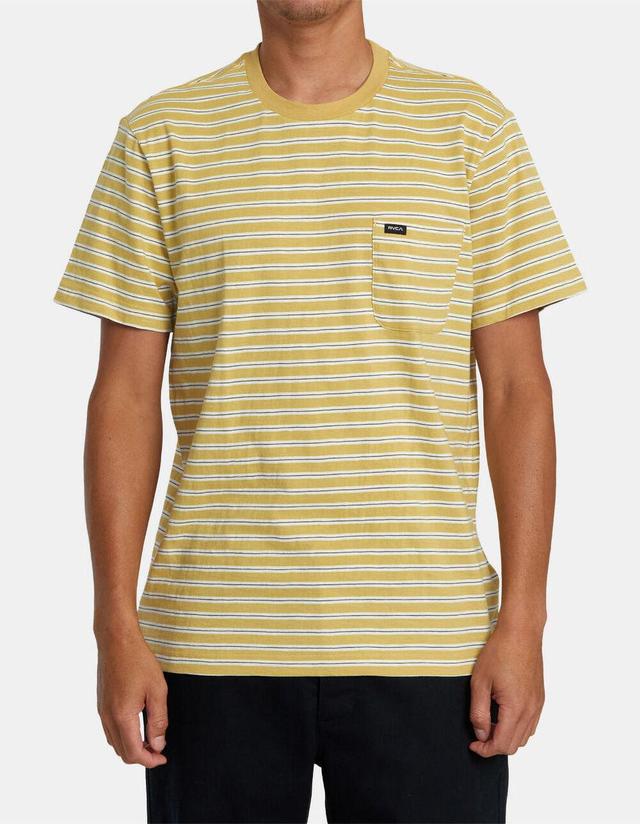 RVCA Magnola Mens Stripe Pocket Tee Product Image