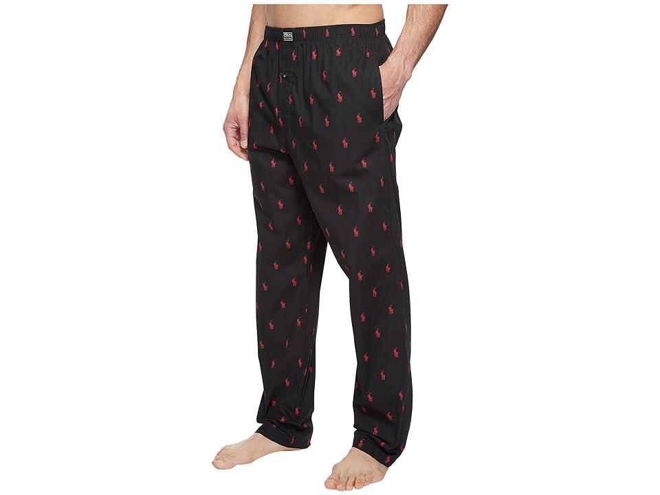 Polo Ralph Lauren Pony-Print Woven Pajama Pants Product Image